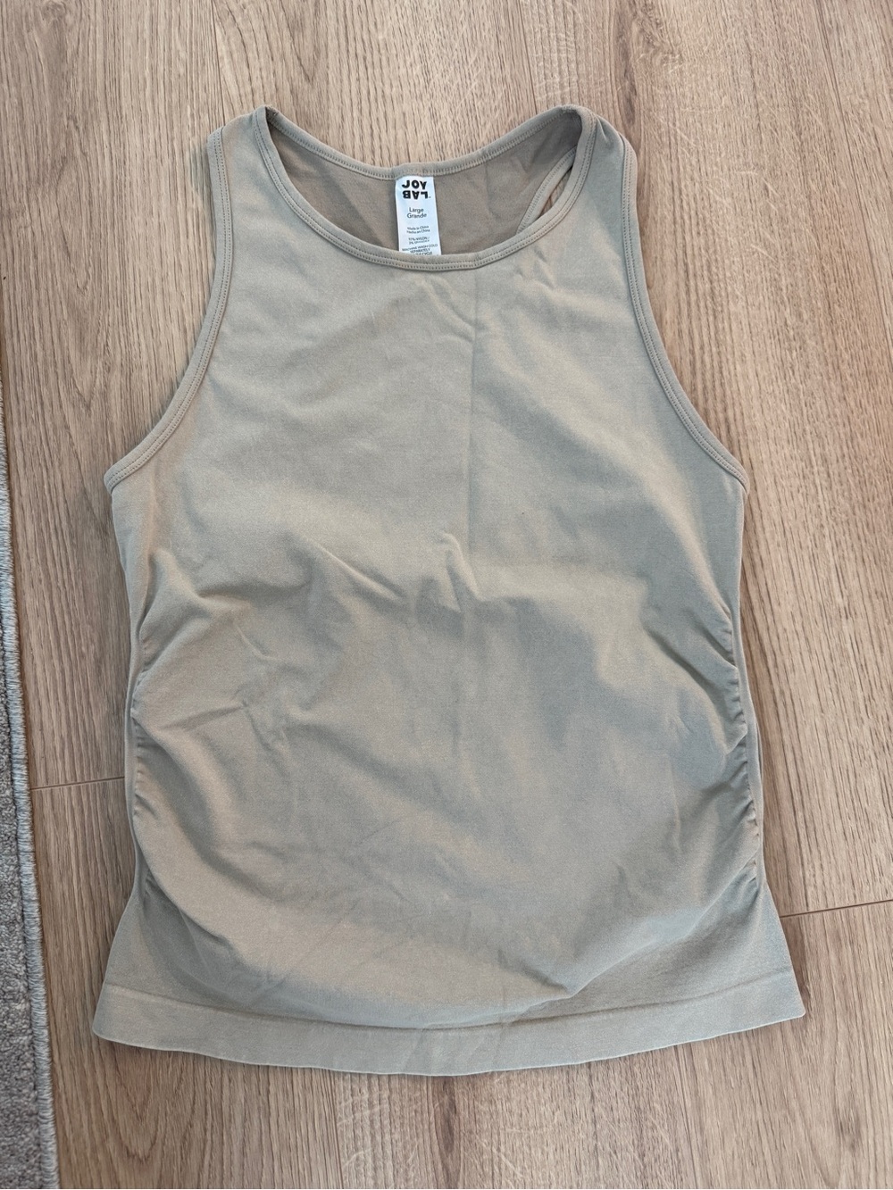 JoyLab Athletic Tank Top in Taupe